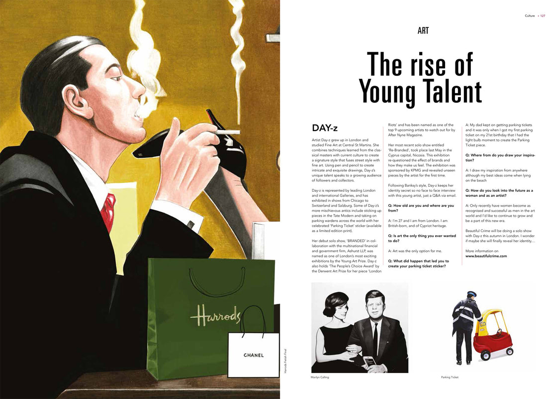 'The Rise of Young Talent' featured in I-M Magazine